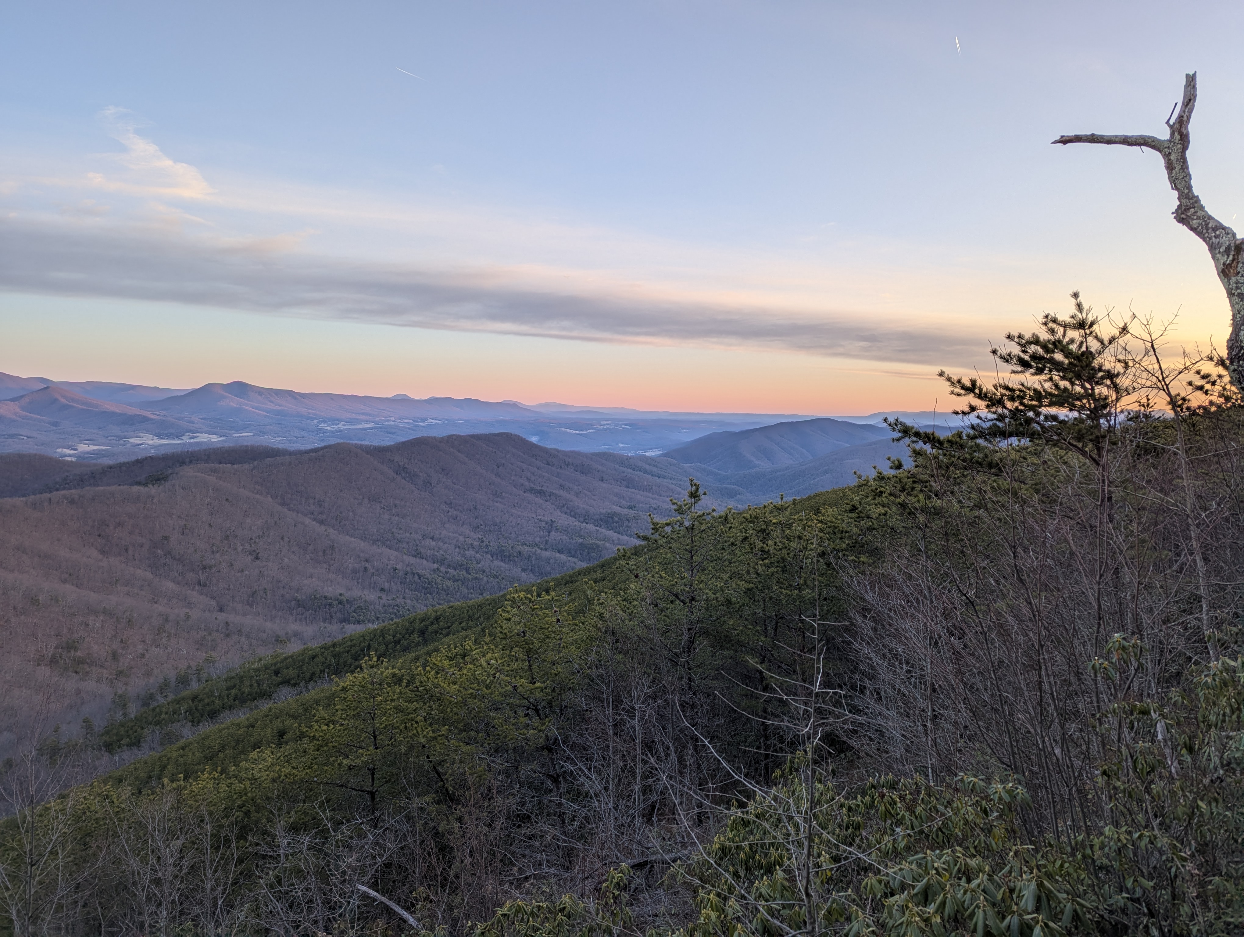 Cove Mountain and the Shenandoah Valley from the Appalachian Trail